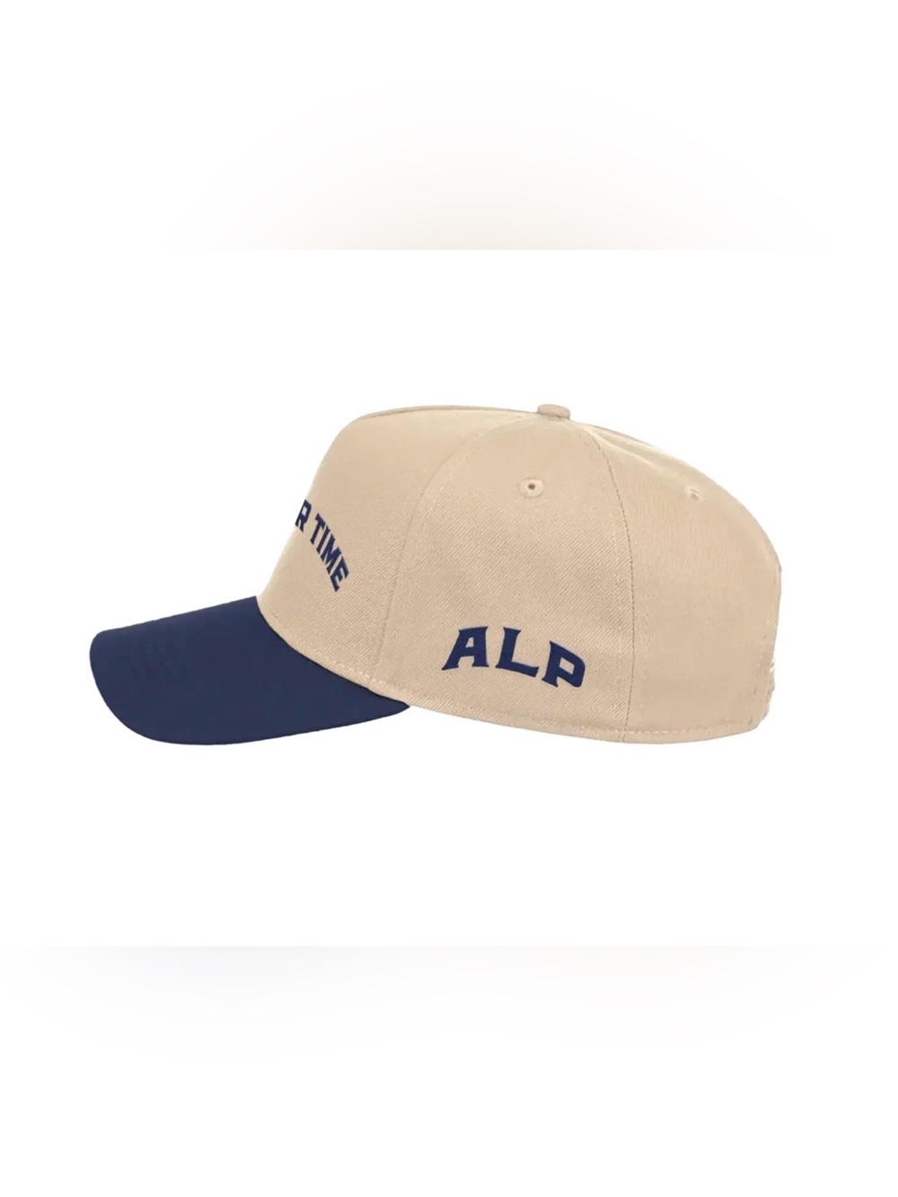“a better time” ALP hat. New Era Cream and Navy Two-Tone Baseball Cap - Picture 2 of 6